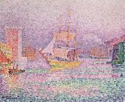Paul Signac, the harbor at marseilles